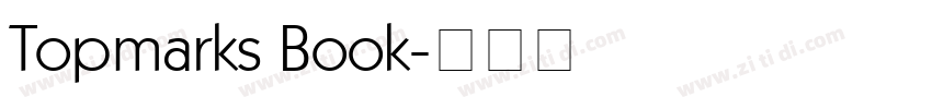 Topmarks Book字体转换